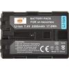 DSTE Ricambio Batteria Compatibile per Sony NP-FM50 NP-FM55H CCD-TR108 CCD-TR208 CCD-TR408 CCD-TR748 CCD-TRV106 CCD-TRV107 CCD-TRV108 DCR-PC103 DCR-PC104