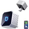 OTTOCAST Mini Pot Type C 2026, Adattatore Wireless USB C 2 in 1 per CarPlay e Android Auto, Compatibile con iOS 10+/Android 11+ e Auto dal 2016 in Poi, Plug & Play, Aggiornamento OTA, Argento