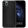 doupi UltraSlim Custodia per iPhone 11 PRO (5,8 Pollici), Carbon Fiber Look Fibra di Carbonio ottiche Piuma Facile Cover Hardcase, Nero