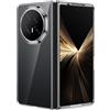 GIOPUEY Cover Compatibile con Honor Magic V5, Alta Trasparenza Custodia, Materiale PC Rigido Case，Nessun Ingiallimento, Nessuno Sbiadimento - Silver