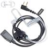HYSHIKRA Cuffie Walkie-Talkie con Microfono PTT a 2 Pin, compatibile con Midland G7 Pro G8 G9 Pro M24 M24 Plus M48 M99 G6 XT G7 XTR per personale di sicurezza e guardie del corpo (Tubo acustico, 1)
