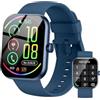 Matast 2026 Smartwatch Uomo Donna, 1.96 Smartwatch con Effettua/Risposta Chiamate, 110+ Sportive Fitness Tracker con Sonno Contapassi Cardiofrequenzimetro, Impermeabil IP68 Smart Watch per Android/iOS