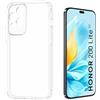 N NEWTOP Custodia Compatibile con Honor 200 Lite, Morbido TPU CLEAR Silicone Anti Urto Graffio Trasparente Slim Sottile Flessibile Case Posteriore Proteggi Vetro Display (Solo Cover)
