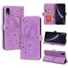 CASAFUNY Custodia per iPhone XR Custodia Pelle Protettiva Portafoglio Magnetica Flip Case Libro per iPhone XR, Viola