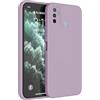 HAFFAN Custodia in Silicone TPU Compatibile con OPPO A53 / OPPO A53s (6.5 inches), Cover Case Protettiva per Cellulare - Erba Viola