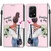 KENHONER Custodia per Honor 200 Lite 5G, ragazza | Portafoglio Pelle PU, Magnetica, Resistente Agli Urti, Scomparto Carte Credito, Pieghevole, Flip Libro, Motivo