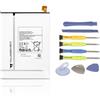 K KYUER 15.4Wh 4000mAh EB-BT710ABE EB-BT710ABA Tablet Batteria per Samsung Galaxy Tab S2 8.0 Wifi LTE-A T710 T715 T719 3G T719N SM-T710 SM-T713 SM-T715 SM-T715C SM-T719 Battery with Installation tool