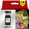 TODOINK 545XL Cartucce Cartucce d'inchiostro Sostituzione per Canon 545 XL PG 545 PG-545 XL Multipack per MX490 MX495 MG2550s MG2550 TS3150 TS3151 TS3350 TR4550 TR4551 (1 Nero)