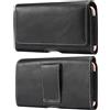 Baiyian Marsupio Cintura e Magnetica Spegni Custodia in Pelle Cover per Xiaomi Redmi Note11 PRO 10C, Samsung Galaxy A13 A03s…