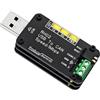 Jhoinrch Convertitore da USB a CAN Bus Base su hardware open source CANable Supporta più firmware e modalità operative