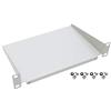 HMF 63399-07 Ripiano per armadio server | 10 pollici | 1 U | 150 mm di profondità | Grigio chiaro