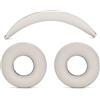 Defean Kit di cuscinetti di ricambio 2 in 1 + fascia per la testa, compatibili con cuffie wireless Sony WH-CH520, cuscinetti di ricambio per la testa e cuscinetti (caffè)