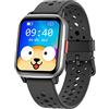 HENGTO Orologio Fitness Tracker per Bambini, Orologio Intelligente Bambini IP68 con Contapassi, Frequenza Cardiaca, Monitor del Sonno, Regalo per Ragazzi Ragazze Adolescenti 6-16 (Black)