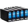 Supply Guy 5 cartucce per stampanti compatibile con Canon PGI-1500XL Ciano per Canon Maxify MB2000 MB2050 MB2100 MB2150 MB2155 MB2300 MB2350 MB2700 MB2750 MB2755