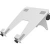 ergounion VESA - Vassoio per laptop per braccio monitor, 100 x 100 mm, supporto VESA per laptop, notebook e tablet fino a 17,5, colore: Argento