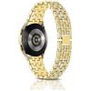 PaceBid 20mm Cinturino per Samsung Galaxy Watch 7/6/5/4(40mm 44mm)/Watch FE | per Samsung Galaxy Watch 6 Classic (43mm 47mm)/4 Classic/5 Pro 45mm, Donne Strass Metallo Cinturini di Ricambio