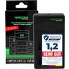 PATONA PD Dual Caricabatterie USB-C (1000mA), LCD QC/PD 3.0, per BLX-1 BLX1