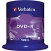 VERBATIM Dvd+R 100 UNIDADES 4.7GB 16x 43551
