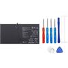 Swark Batteria HB299418ECW compatibile con Huawei MediaPad M5 10.8 CMR-AL09 CMR-AL19 CMR-W109 con strumenti