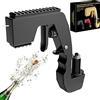 YeahBoom Pistola a Spruzzo Per Champagne,Distributore Di Vino Per Champagne,Pistola Per Champagne,Espulsore Di Birra,Bottiglia Per Fontanebottiglia Per Fontane,Pistola Ad Acqua Per Birra (nero)