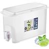 Tigerkinwit Distributore di Acqua da Frigo 3.5 Litri Plastica Drink Dispenser Erogatore Di Bevande con Rubinetto per Vino Birra Ghiacciata Matrimoni da Cucina Bar Party
