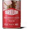 Carnilove Dog Paté Tacchino, Renna & Cinghiale umido lattina 400 g