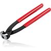 LEONTOOL Pinze per morsetti per orecchie da 9 pollici Pinze per morsetti per orecchie anteriori e laterali Pinze per crimpare Strumento per rimuovere pinza a crimpare Tubi in plastica