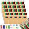 MirraSwit 120 Pezzi Set Matite Colorate, 6 Mini Matite Colorate per Scatola, Mini Colori per Regalini con 4 Coltello a Penna, per Regali di Compleanno, Libri da Colorare, Pittura Artistica