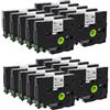 Molabel Compatibile con TZ231 TZe231 per Brother TZe-231 TZ-231 Tze 12 mm 0.47 laminato White Tze nastro per P-Touch PT-H100R PT-H105 PT-H100LB PT320 PT340 ST1150 ST1150DX PT1300 PT17. 00 20 pcak)