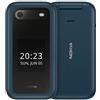 NOKIA - Senior Phone 2660 Flip 4G 128MB 48MB Ram Display 2.8' Slot MicroSD max Bluetooth Fotocamera 0.3 MP 1450 mAh Colore Blu Italia - SPEDIZIONE GRATUITA