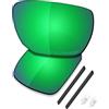 Saucer Lenti di ricambio premium per occhiali da sole Oakley Ejector OO4142, High Defense - Jade Verde Polarizado, Taglia unica