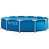 Intex Piscina fuori terra con struttura rotonda intex metal frame con pompa filtro blu 366x366x76 cm - cod. 28212nd
