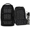 satch set zaino scolastico pack set Blurry Faces - Nero | Set ergonomico da 3 pezzi con capacità di 30 L, completo di astuccio e borsa sportiva per la scuola