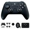 AKNES GuliKit TT MAX Controller (Rev.) per Switch 2/1,PC,Android,iOS,SteamOS con Joystick TMR a Tensione Regolabile 720°, 4 Pulsanti Posteriori, Hyperlink 2 per Bassa Latenza di 2,16ms, Wakeup Switch(Nero)