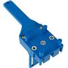Keyohome Dima per fori tascabili 6/8/10 mm, Guida Girevole per Legno per Lavorazione del Legno ad Angolo (1 Pezzo, Blu)