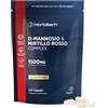 Horbäach D-Mannosio e Mirtillo Rosso 1500 mg - 120 Capsule Vegane - con Vitamina C | Intregatore Alimentare per Donna - Alto dosaggio - 100% naturale - di Horbaach