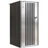 Outsunny Capanno da Giardino Esterno 0,69 m² con Tetto Inclinato, Porta con Chiusura, Include Guanti, 83x89x163 cm, Grigio Scuro | Aosom Italy