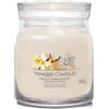 Yankee Candle Vanilla Crème Brulee Signature Media la Crème Brulee Signature Candela Profumata Giara Signature