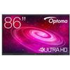 Optoma Monitor interattivo led 86" Optoma 1861RK 4K Ultra HD 3840x2160p 8ms Nero [1861RK]