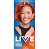 LIVE Schwarzkopf LIVE Ultra Brights 085 Arancione Vibrante Tintura per Capelli Semi-Permanente, Colore Intenso e Audace per Fino a 15 Lavaggi, Crema Colorante per Capelli a Formula Vegana per Tutti i Tipi