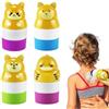 UptVin 4 Pezzi Applicatore Crema Solare Bambini, Applicatore Solare Ricaricabile da 100 ml con Rullo in Spugna, Flacone Portatile per Crema Solare, per Bambini, Adulti e Viaggi