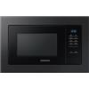 Samsung MG20A7013CB/EG - Microonde da incasso con grill, 850 W, 20 l, piccolo forno a microonde per nicchie da 28 cm, con telaio da incasso, piastra Crusty Plate, interno smaltato antigraffio, colore