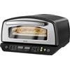 BE COOL Forno per pizza multifunzione con pietra per pizza 33 cm - 2000 W | 450 °C pizza napoletana | 6 programmi, 4 funzioni, display touch, LED, calore superiore/inferiore, cottura, grigliare