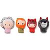 LILLIPUTIENS - Set di marionette da dito Cappuccetto Rosso - 4 personaggi adorabili per inventare storie - Giocattolo educativo - Marionette a mano per bambini - Gioco educativo - Dai 12 mesi - 83405