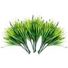 QWORK® 18 Pezzi Piante Artificiali Piante Finte Erba Decorativa di Plastica per Esterno Interno Giardino Casa Ufficio (30-40 cm)