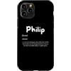 Philip Defined Personalized Philip Costu Custodia per iPhone 11 Pro Philip Definition Personalized Name Custom Costume For Phil