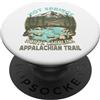 Bethcentral Hiking & Trail Lovers Gifts Hot Springs - Carolina del Nord - Escursioni sugli Appalachi PopSockets PopGrip Adesivo