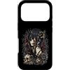 TOKYO WAVES Creepy Horror Anima Manga Ae Custodia per iPhone 17 Pro Giapponese Horror Anime Manga Y2K Hannya Oni Maschera Ragazza Goth