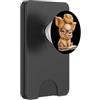 Bookworm Teacher Theme Library Reader Gr Piglet Libro Aperto Lettura Animale Amante Grafico Ritratto PopSockets PopWallet per MagSafe