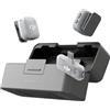 DJI Mic Mini 2 (2 TX + 1 RX mobile + Custodia di ricarica), microfono wireless lavalier professionale per iPhone e Android/tablet/PC, plug-and-play, trasmissione fino a 300 m, vlog, streaming